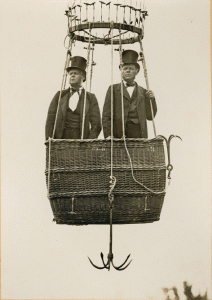 J. Delton, The Brothers Godard, c 1890, Albumen print, 9 1/2 x 6 1/2 inches. Collection of Michael Mattis and Judith Hochberg. Organized by art2art Circulating Exhibitions.  