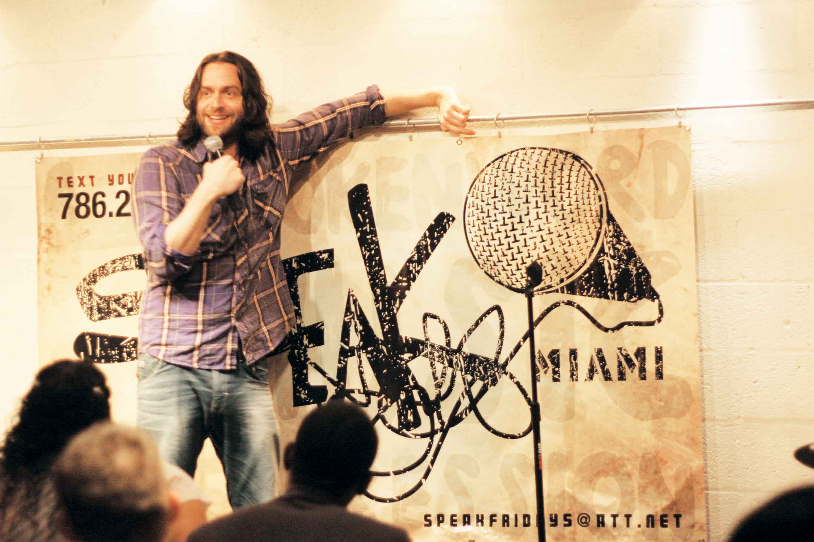 6-chris-delia SpeakFridays hosts Los Angeles-based stand-up comic, actor, and writer Chris D’Elia, who has been featured on Comedy Central's Live at Gotham and Comedy Central Presents as well as on Showtime's Live Nude Comedy.